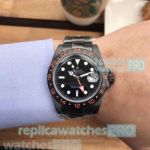 Rolex Explorer II Copy Watch - Black Dial Black Stainless Steel
